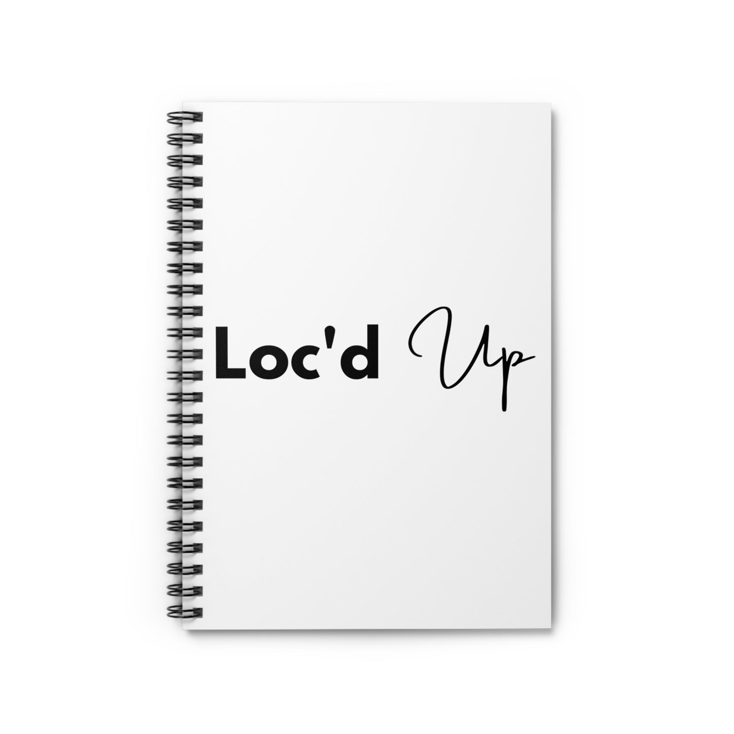 Loc'd Up Spiral Notebook - Ruled Line