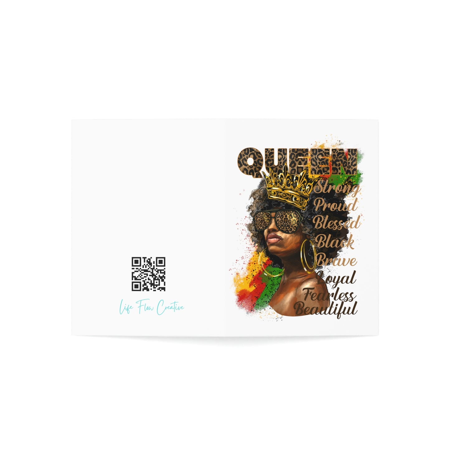 Queen- Greeting Card