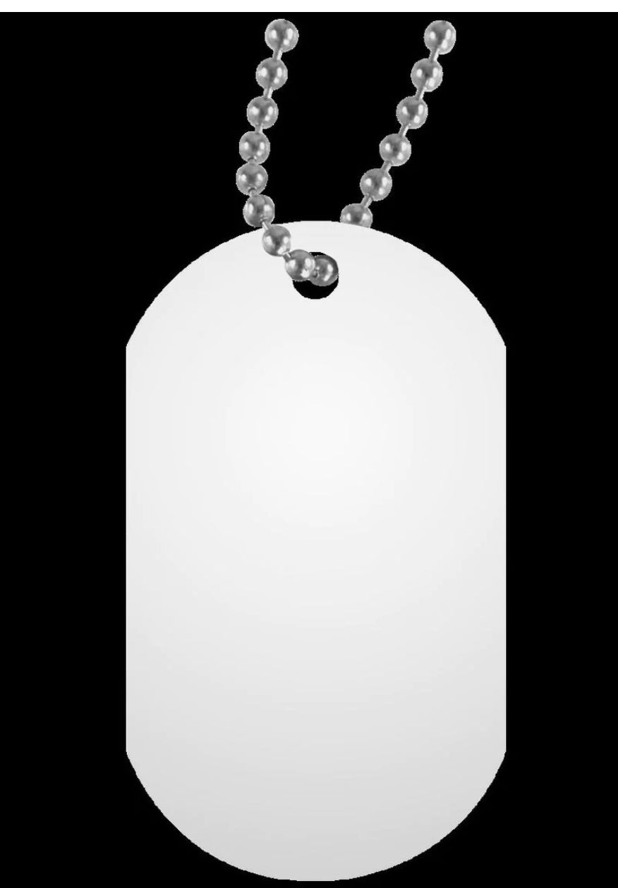 Sublimation Dog Tags- Double-sided