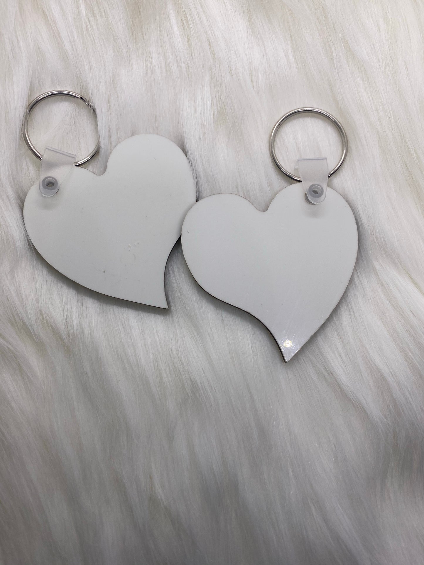 Sublimation Heart Keychains